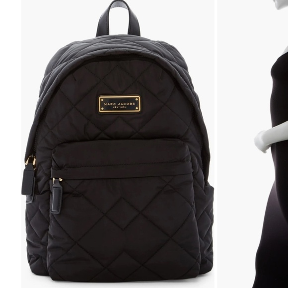 Marc Jacobs Quilted Nylon School Backpack - Picture 1 of 9